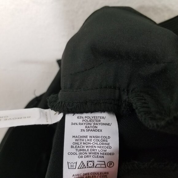 NWT LOFT Petite High Waist Dress Pants Black Size 4P - Picture 9 of 9